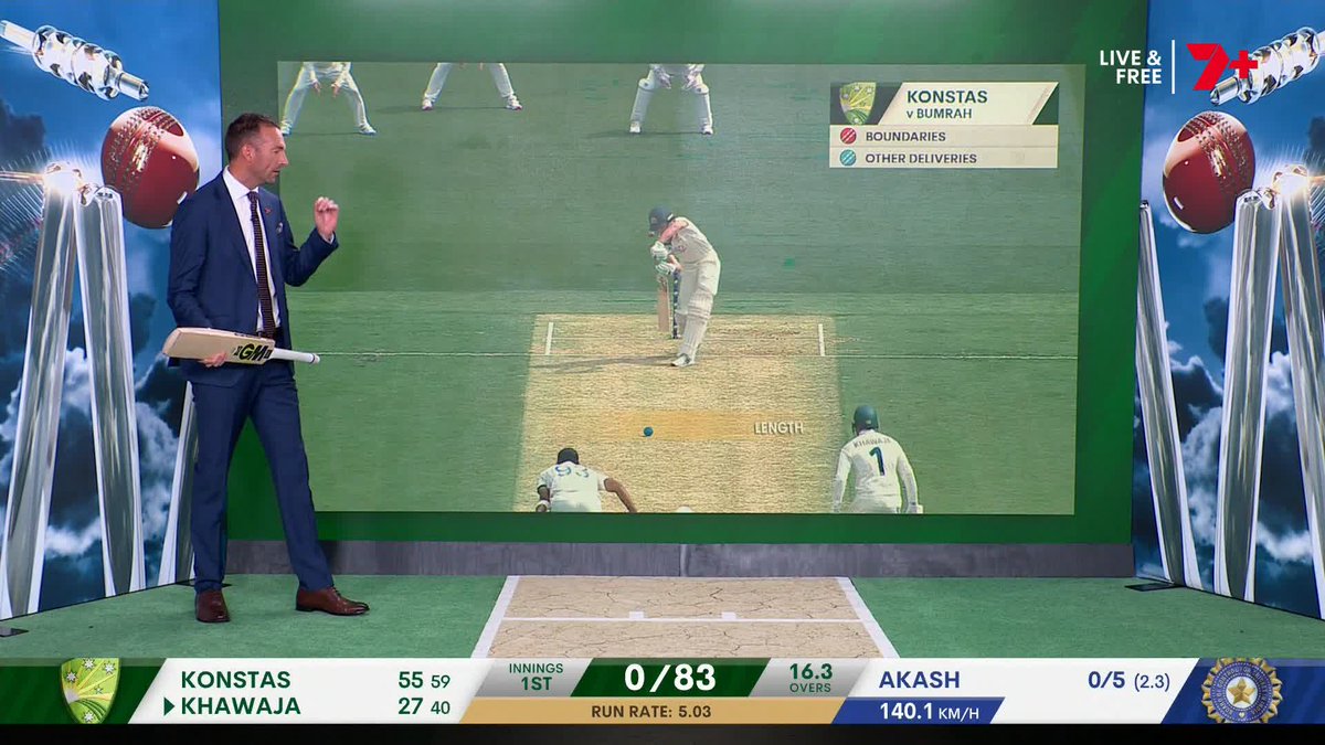 "This kid has come out, think about the tactics..." Trent Copeland on Sam Konstas' whirlwind first morning of Test cricket #AUSviND