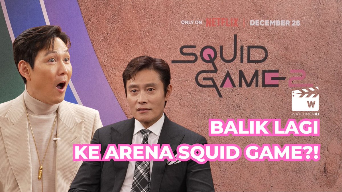 Ngobrol bareng Lee Jung-Jae dan Lee Byung-hun terkait hal-hal menarik yang ada di SQUID GAME 2! Anyway, terima kasih Netflix Indonesia yang sudah memberi kami kesempatan ini ❤️ #SquidGame2