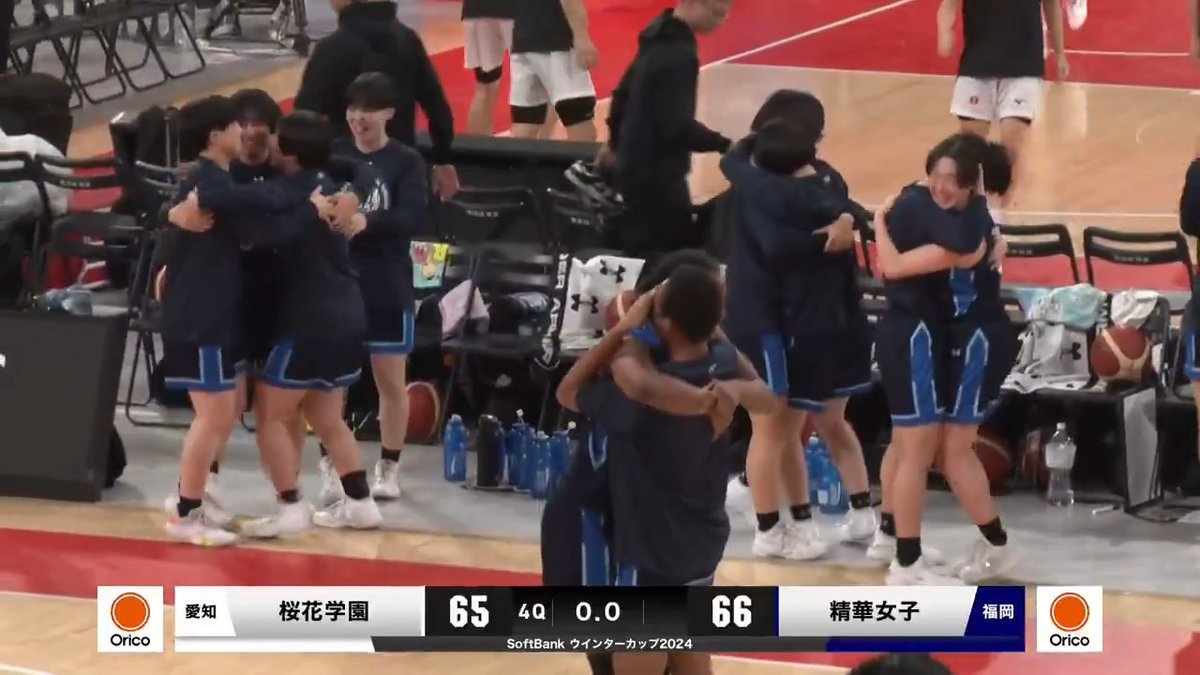 創部初の快挙! 精華女子が桜花学園との1点差の激闘を制し、初のベスト4進出! #ウインターカップ #高校バスケ