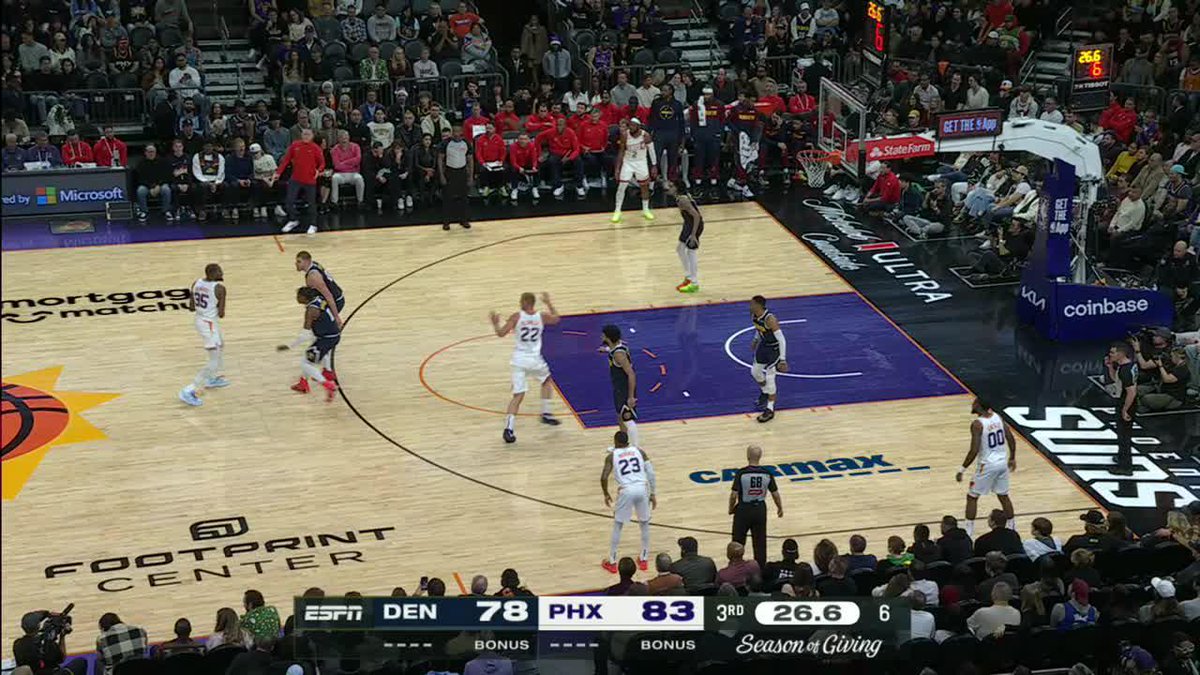 Russ with the steal, and the Suns steal it right back 😅