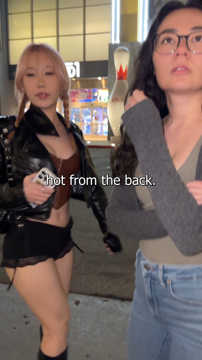 Asking two girls which is a bigger freak karin