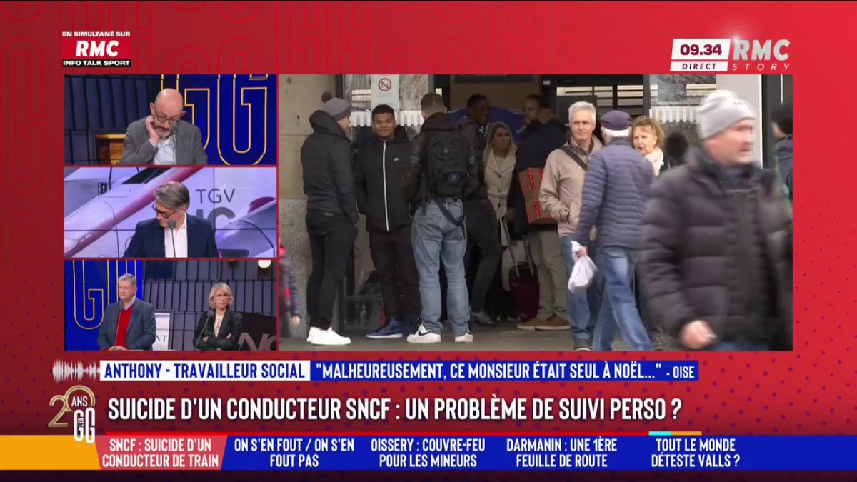 🚄Suicide d'un conducteur : "Le suicide est une réponse permanente à un problème passager !" 📞Anthony, travailleur social : "Il n'y a pas de débat... son acte n'est pas motivé par sa condition de travail ! Ça reste simplement un drame humain !" #GGRMC