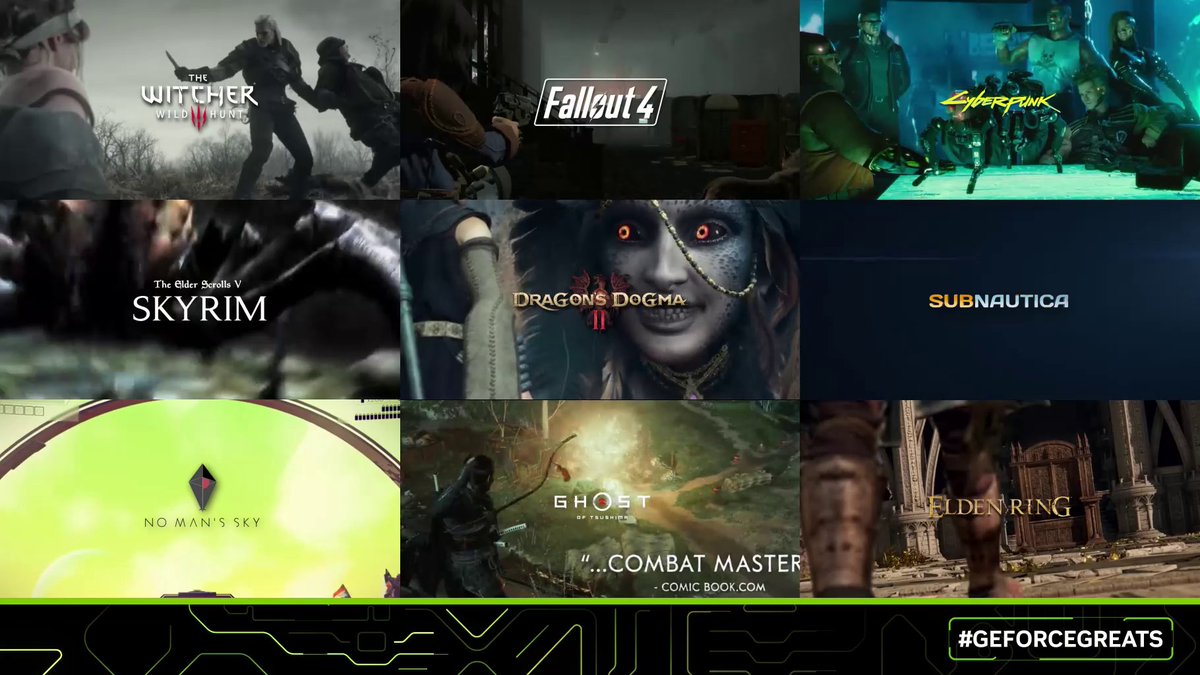¿Cuál es tu juego en PC de mundo abierto inmersivo favorito? #GeForceGreats