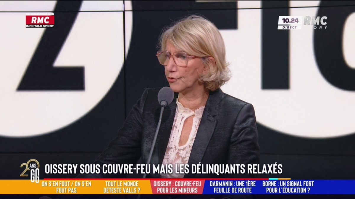 👨⚖️Oissery sous couvre-feu mais les délinquants relaxés 🗣️Zohra Bitan : "Il faut une sanction ! Tu vas rendre à la société ce que tu lui a cassé ! Tu vas faire de la prison ! Si t'es illettré tu vas prendre des cours ! Ces 6 mois là tu vas t'en souvenir toute ta vie !"#GGRMC