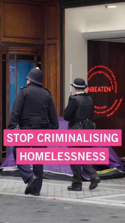People are being criminalised for being homeless. And the government is failing to put a stop to it. Our friends Streets Kitchen are stepping up. They’re supporting people experiencing homelessness, showing that solidarity - not punishment - can help create change.