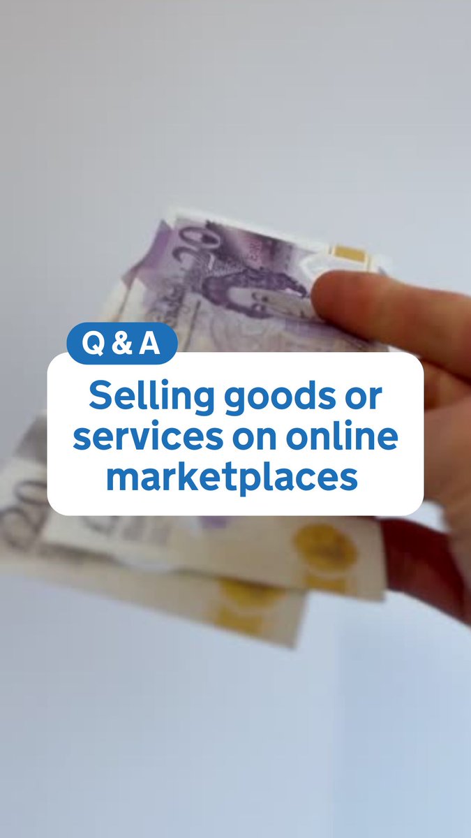 Selling goods or services on online marketplaces? Here’s a handy Q&A covering: When an online platform might contact you Examples of paid-for services When you might need to pay tax How to check if you need to report your earnings from online marketplaces Find out more: #OnlineMarketplaces