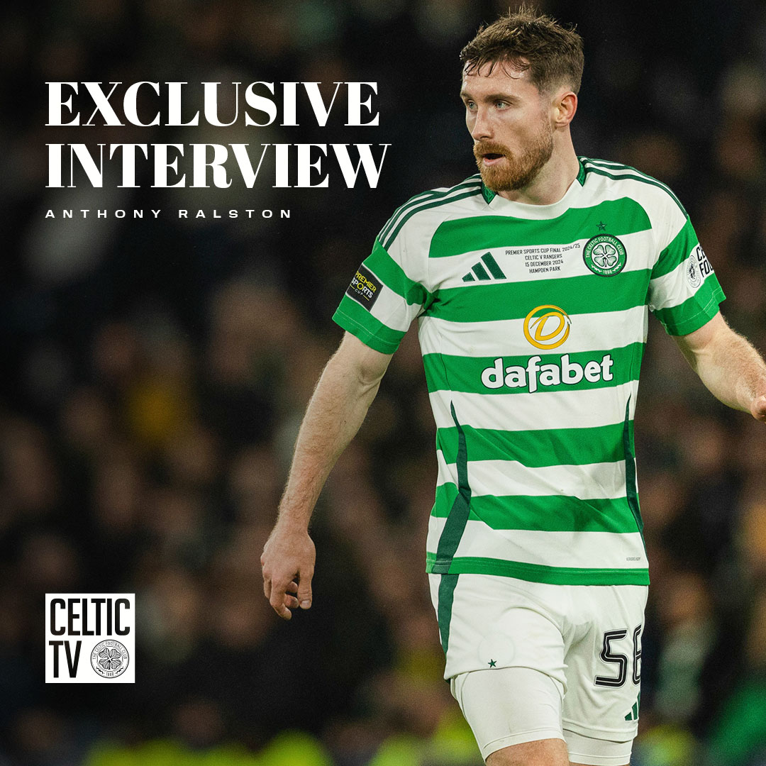 Watch Anthony Ralston’s full interview now on #CelticTV 🍀 📺 Watch Celtic v Motherwell LIVE on PPV: £12.99 (£9.99 for UK/IRE subscribers). 🕝 Coverage starts at 2:30pm today! 👉 Celtic Football Club | #COYBIG🍀