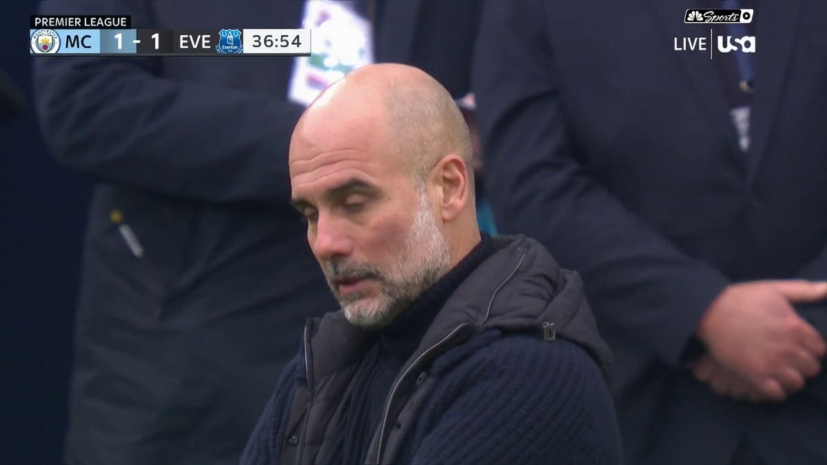STUPENDOUS FINISH TO EQUALIZE. 🔥 Iliman Ndiaye fires it into the top corner to bring Everton level! 📺 USA Network | #MCIEVE