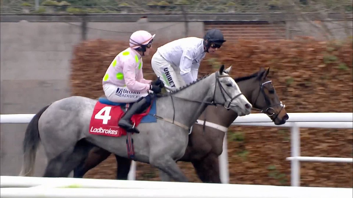 Constitution Hill is back! 💥 He wins the Ladbrokes Christmas Hurdle for the third year in a row! 🏆🏆🏆 #ITVRacing | Kempton Park Racecourse | Nico de Boinville | Nicky Henderson
