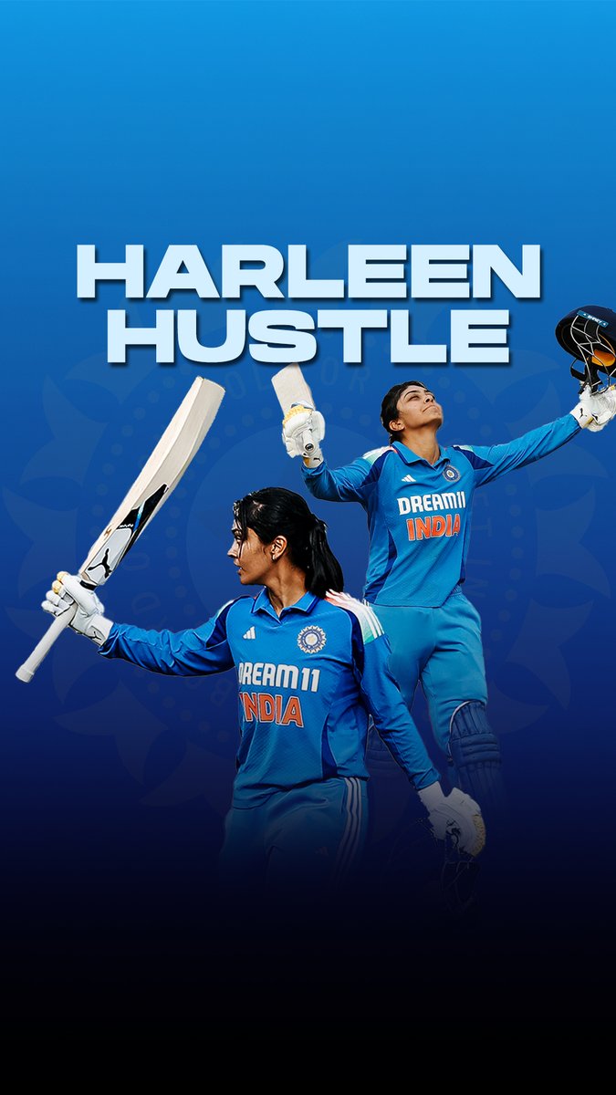 DREAM. MANIFEST. ACHIEVE 🥹 ACL injury in March 2024 ✅ Maiden international century in Dec 2024 ✅ Harleen Deol's comeback story! #INDvWI | Harleen Kaur Deol
