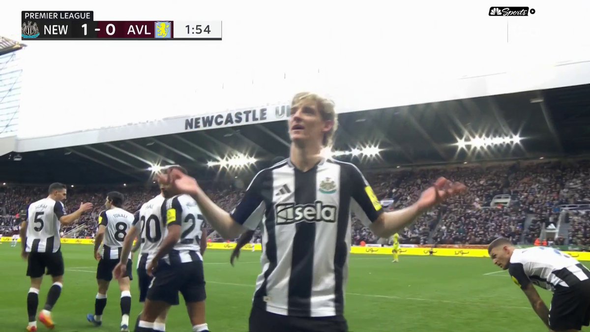 ANTHONY GORDON SCORES A BOXING DAY BELTER FOR NEWCASTLE. 🎄🚀 📺 USA Network | #NEWAVL
