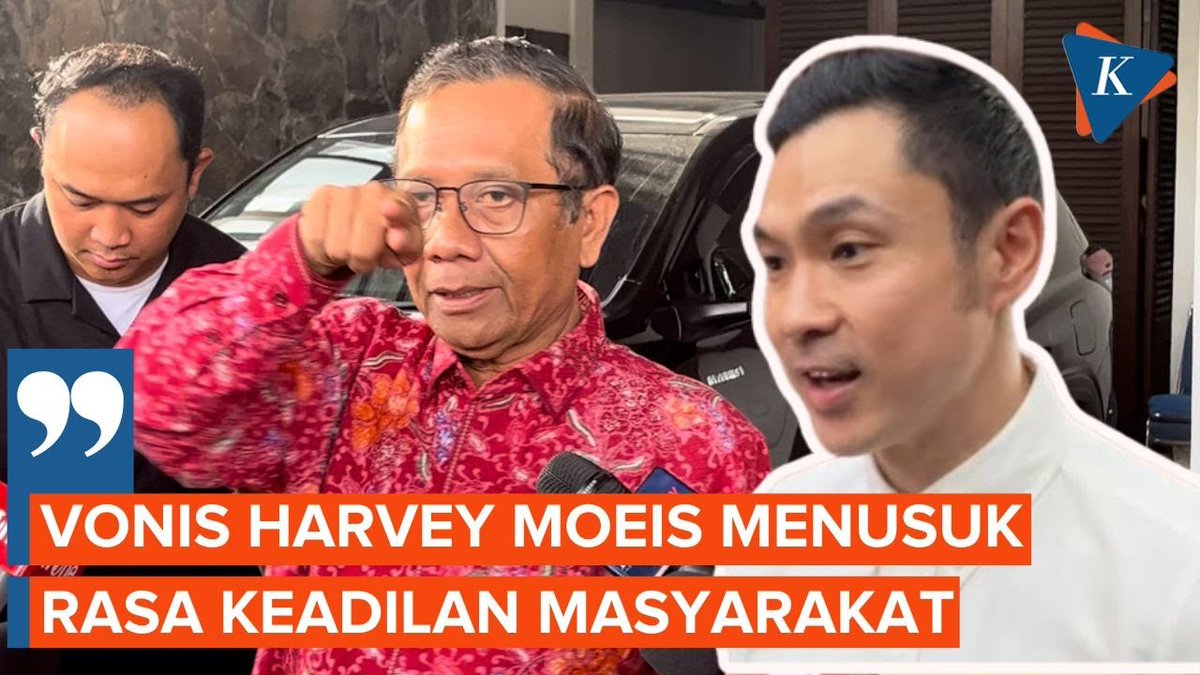 Harvey Moeis Korupsi Rp 300 T Divonis 6,5 Tahun Penjara, Mahfud MD: Menusuk Keadilan | #HarveyMoeis #MahfudMD