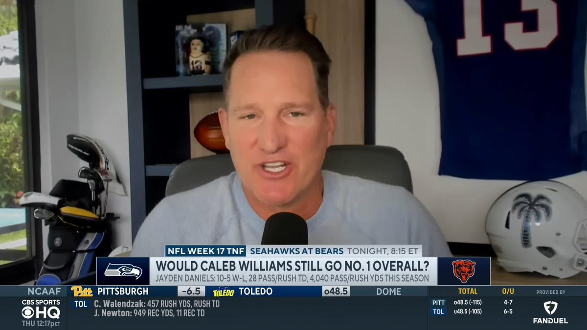 "You know what I would change if I could rewrite history, the Chicago Bears being allowed to take a quarterback No. 1 overall." Danny Kanell would still take Caleb Williams No. 1 overall.