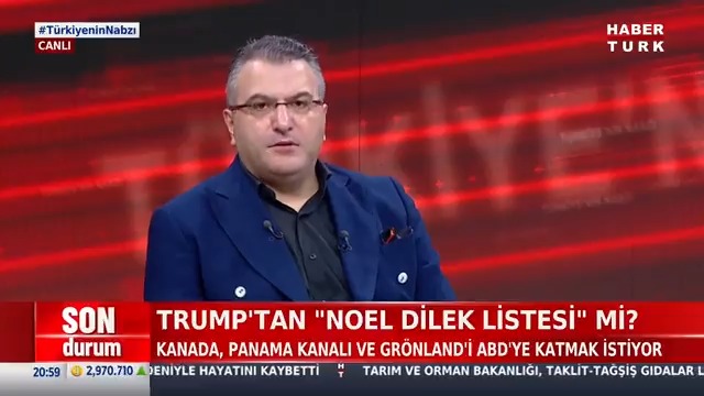 Trump gözünü 3 ülkeye dikti... Trump'ın Kanada, Panama Kanalı ve Grönland planı ne? Türkiye Gazetesi Yazarı Cem Küçük #TürkiyeninNabzı'nda yorumladı.