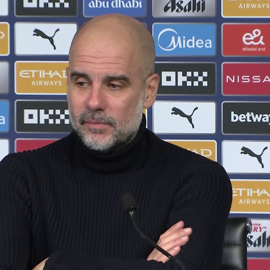 "I had to bounce back mentally" Pep Guardiola after Manchester City's 1-1 draw against Everton ⚽️