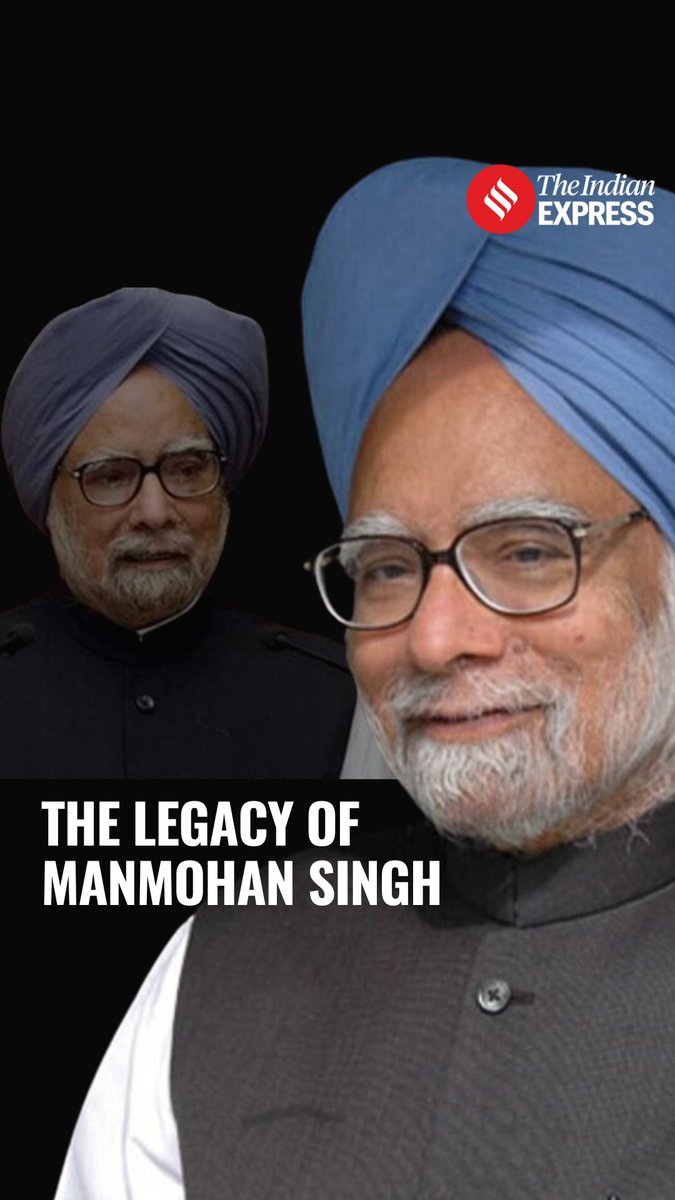 WATCH | For a man with no background in politics, and with degrees from the universities of Cambridge and Oxford to back his middle-class upbringing, there is no debate over Singh’s place in history: as someone who played a pivotal part in steering India away from the shackles of a socialist era that endured for over four decades and then went on to pilot the phase in India’s history when the domestic economy clocked its fastest economic growth, when the country was billed as the new Asian miracle, and when over 300 million people were pulled out of extreme poverty. ✍🏼 George Mathew & Aanchal Magazine Read more about the original liberaliser, who signed off saying ‘history will be kinder to me’ 👇🏼 🔗 #ManmohanSingh
