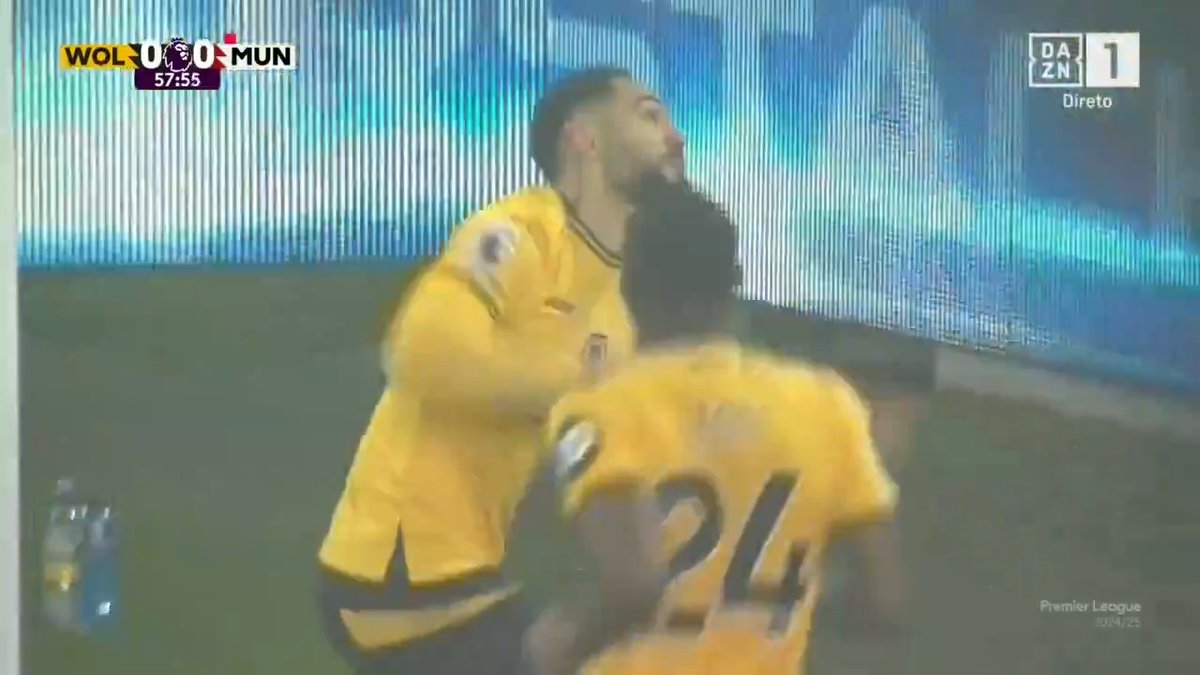 CANTO OLÍMPICO AO UNITED: ah shit, here we go again 👌 Matheus Cunha 🏴󠁧󠁢󠁥󠁮󠁧󠁿 Premier League | Wolves 1 x 0 Manchester United #DAZNPremier