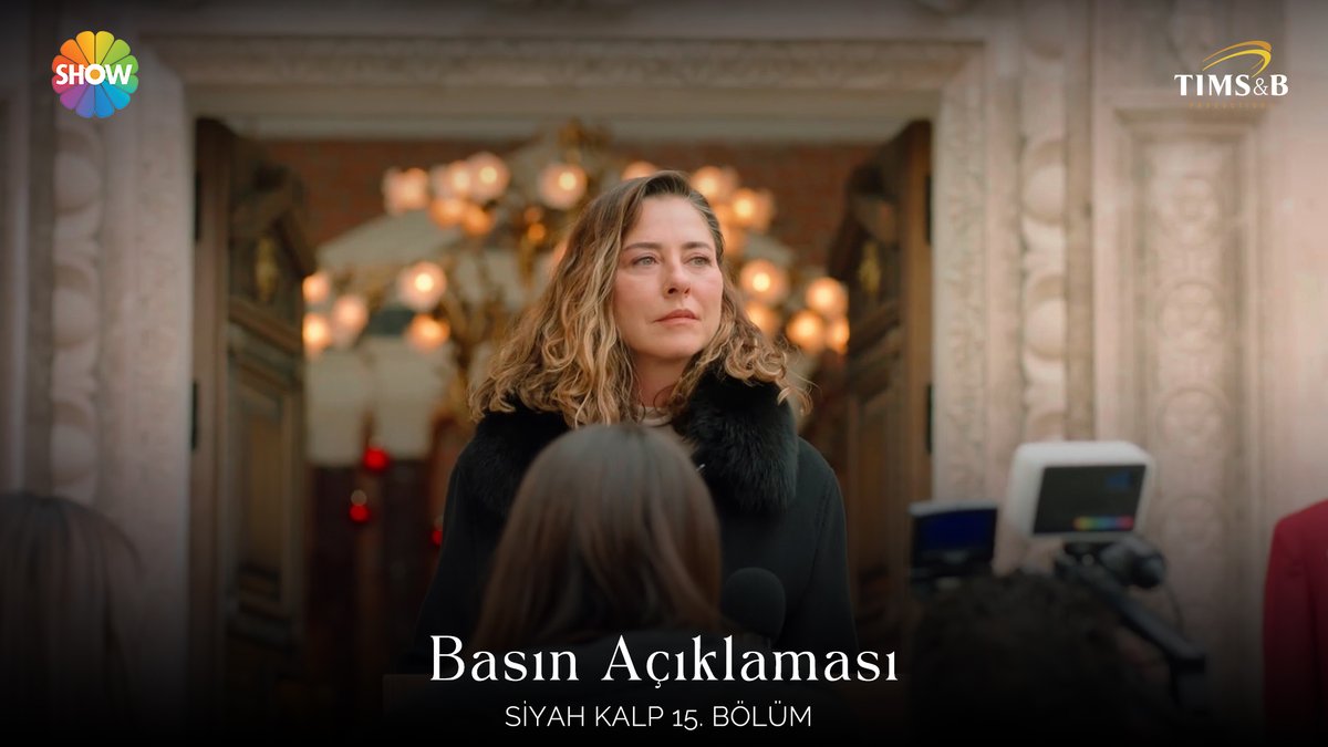 Sumru’dan basın açıklaması geldi! 📸 #SiyahKalp Show TV TIMS&B Productions