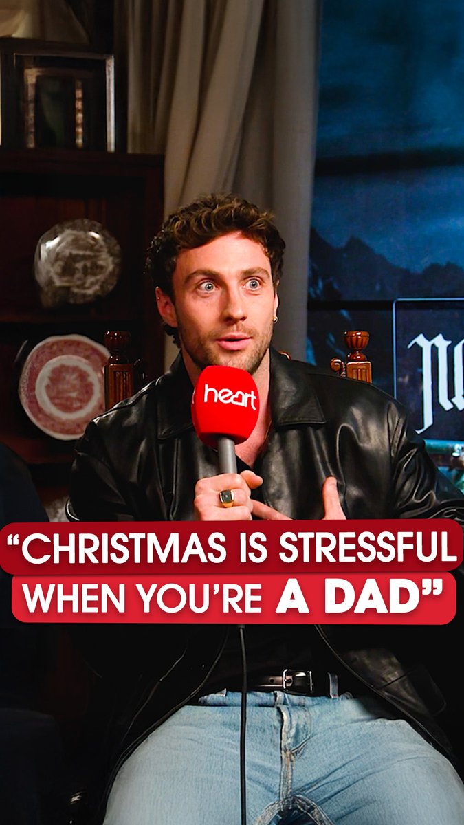 Any other parents prefer Boxing Day over Christmas? Aaron Taylor-Johnson gets the dad anxiety on Christmas! 🥹 Watch the full interview with Aaron Taylor-Johnson and Emma Corrin on Global Player now 📲