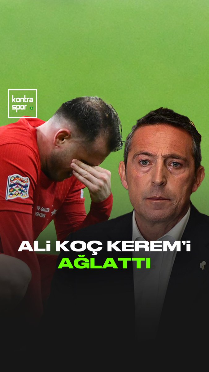 "Kerem Aktürkoğlu Fenerbahçeli. Kerem Aktürkoğlu Samandıra’ya gidiyor. Fenerbahçe, Kerem’e 3 kez randevu veriyor ve görüşmeden iptal ediyor. En son 'Ali Koç pek sıcak bakmıyor.' deniliyor. FB kapıları kapanınca Kerem gözyaşlarına hakim olamıyor."