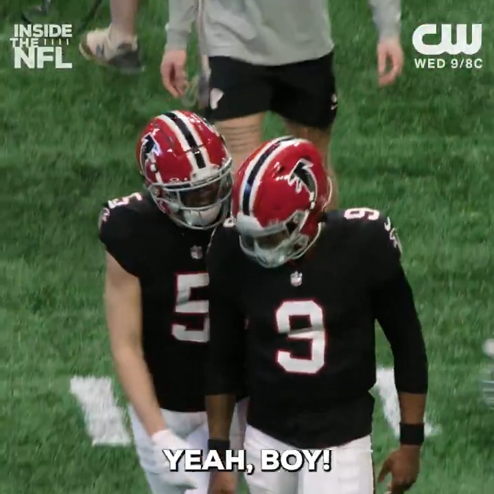 The Penix ➡️ London connection is already strong 🔊 Atlanta Falcons