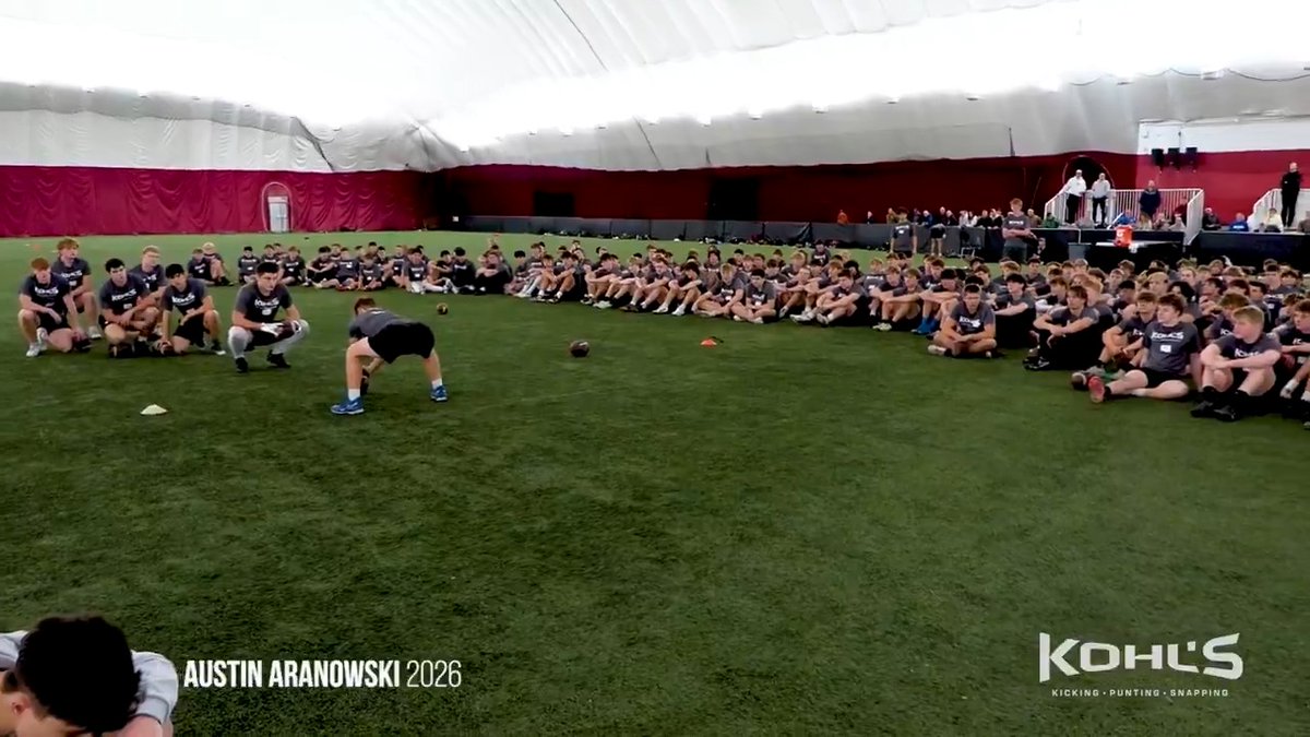 The Class of 2026 finished strong during the punt finals in Chicago. #KohlsShowcase