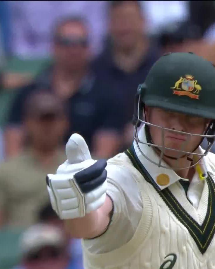 The battle between Steve Smith and Jasprit Bumrah is delivering early 🎆 #AUSvIND