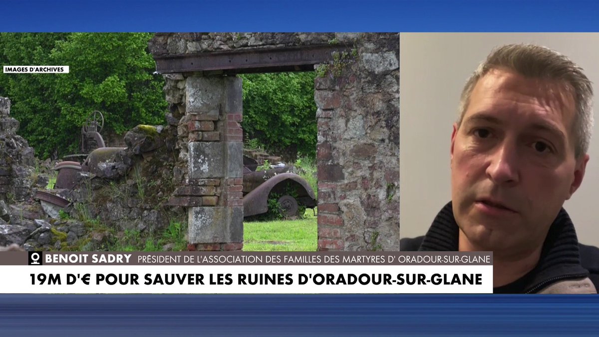 Benoît Sadry, sur les 19 millions d’euros débloqués pour les ruines d'Oradour-sur-Glane : «Il y a urgence à intervenir», dans #LaMatinale
