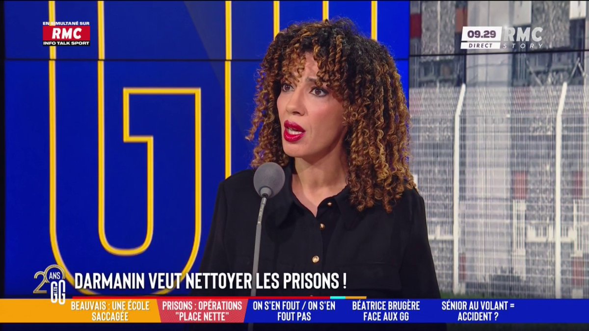 🧹Darmanin veut nettoyer les prisons : on y croit ? 🗣️Fatima Aït Bounoua : "Darmanin on dirait un ex toxique qui revient... il fait croire qu'il a compris et qu'il va remédier à cela ! La question c'est qui nettoie ? Il fait des slogans, alors qu'on attend du concret !" #GGRMC