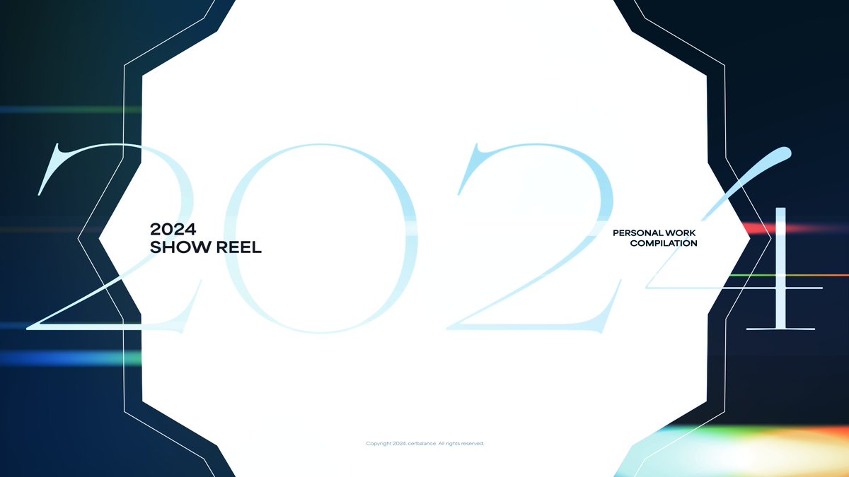 2024 SHOWREEL