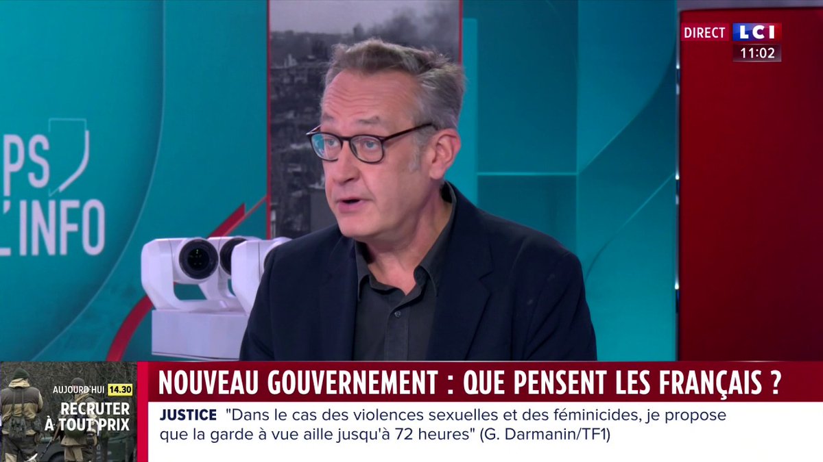 💬 "Le message envoyé par les Français lors des élections européennes puis législatives est très clair : 'Nous ne voulons plus de la politique initiée par le président de la République.'" déclare Stéphane Zumsteeg, Directeur du département Opinion à l’Ipsos