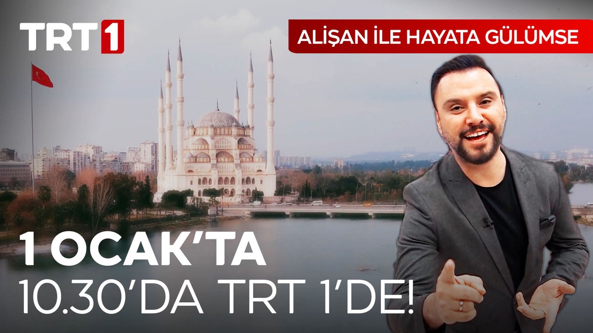 01.01.2025 Adana Günü... ✨ #AlişanileHayataGülümse “Adana” bölümüyle 1 Ocak Çarşamba sabahı saat 10.30'da TRT 1'de. Hayata Gülümse