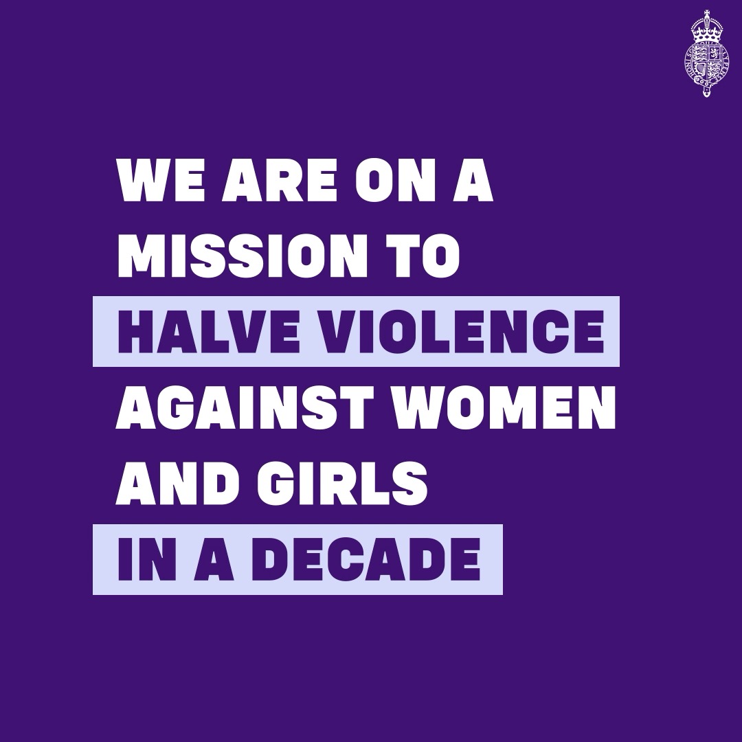Our mission to halve violence against women and girls in a decade has begun. We promise to do everything in our power to protect them from violence.
