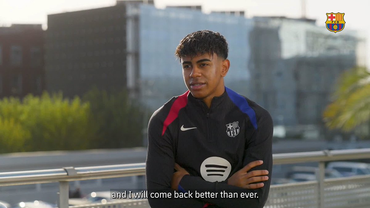 ❝ I will come back better than ever ❞ - Lamine Yamal -