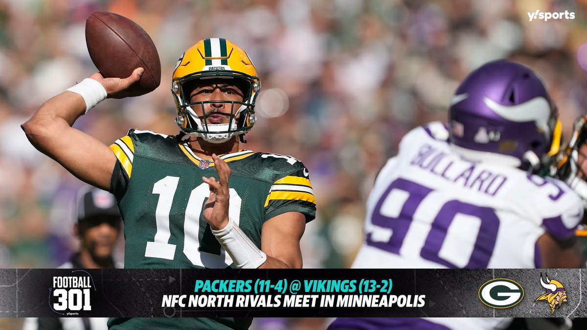 Packers-Vikings is a MUST watch on Sunday 🍿 Nate Tice | charles (“you look good” - andy reid) mcdonald (via Football 301)