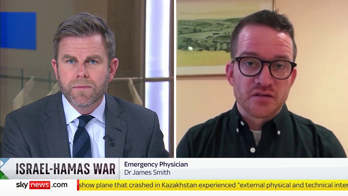 The last remaining hospital operating in northern Gaza has been raided by Israeli forces, with patients evacuated from the site. Dr James Smith, who worked in Gaza earlier this year, describes the situation as "horrific". Latest: 📺 Sky 501 and YouTube