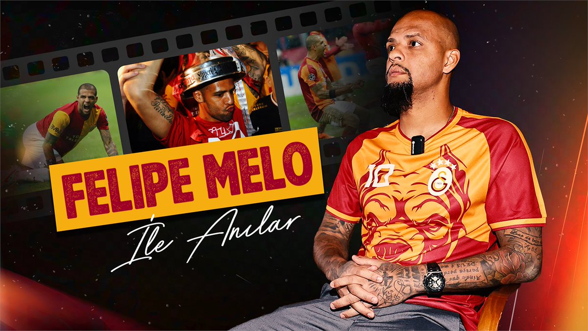 🎥 Felipe Melo ile Anılar 🎞️ Unutulmaz oyuncumuz Felipe Melo ile gerçekleştirdiğimiz keyifli içerik Galatasaray YouTube Katıl’da 𝐘𝐀𝐘𝐈𝐍𝐃𝐀! 💛❤️ 📲 İzlemek için 👇