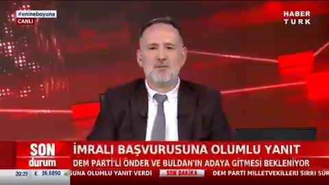 DEM Parti'nin İmralı başvurusuna olumlu yanıt nasıl değerlendirilmeli? Gürkan Duman (GÜRKAN DUMAN) #EnineBoyuna'da yorumladı.