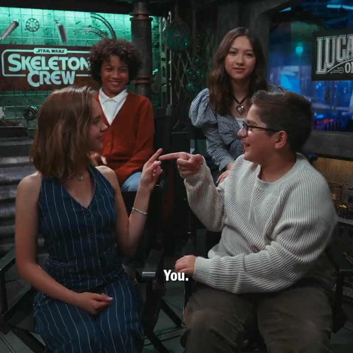 I could go for some gray milk. Don’t miss all-new episodes of #SkeletonCrew streaming Tuesdays on Disney+.