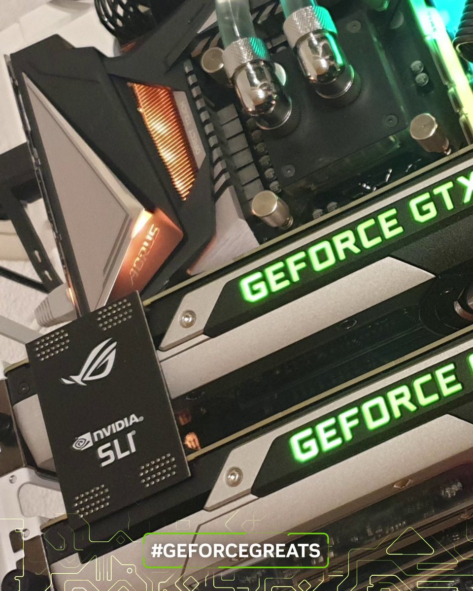#GeForceGreats Salutes: SLI Setups 🫡