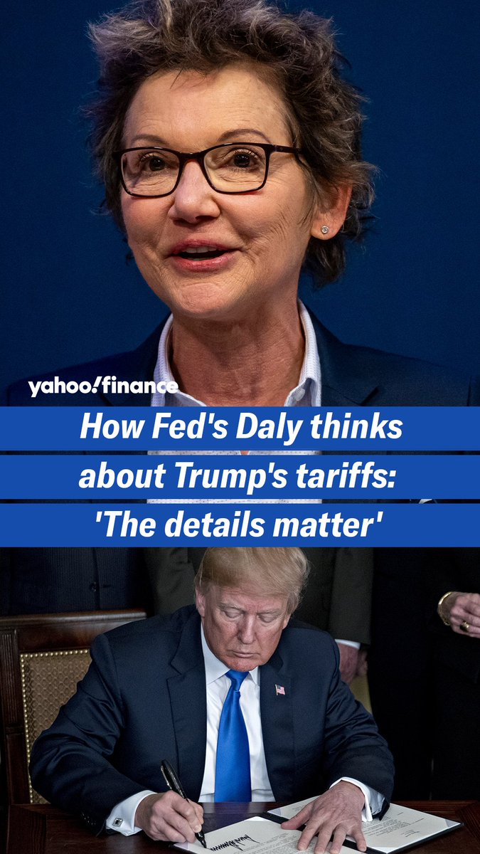 'The details matter and we don't have any details yet': Fed President Mary Daly on Trump's tariff plans.