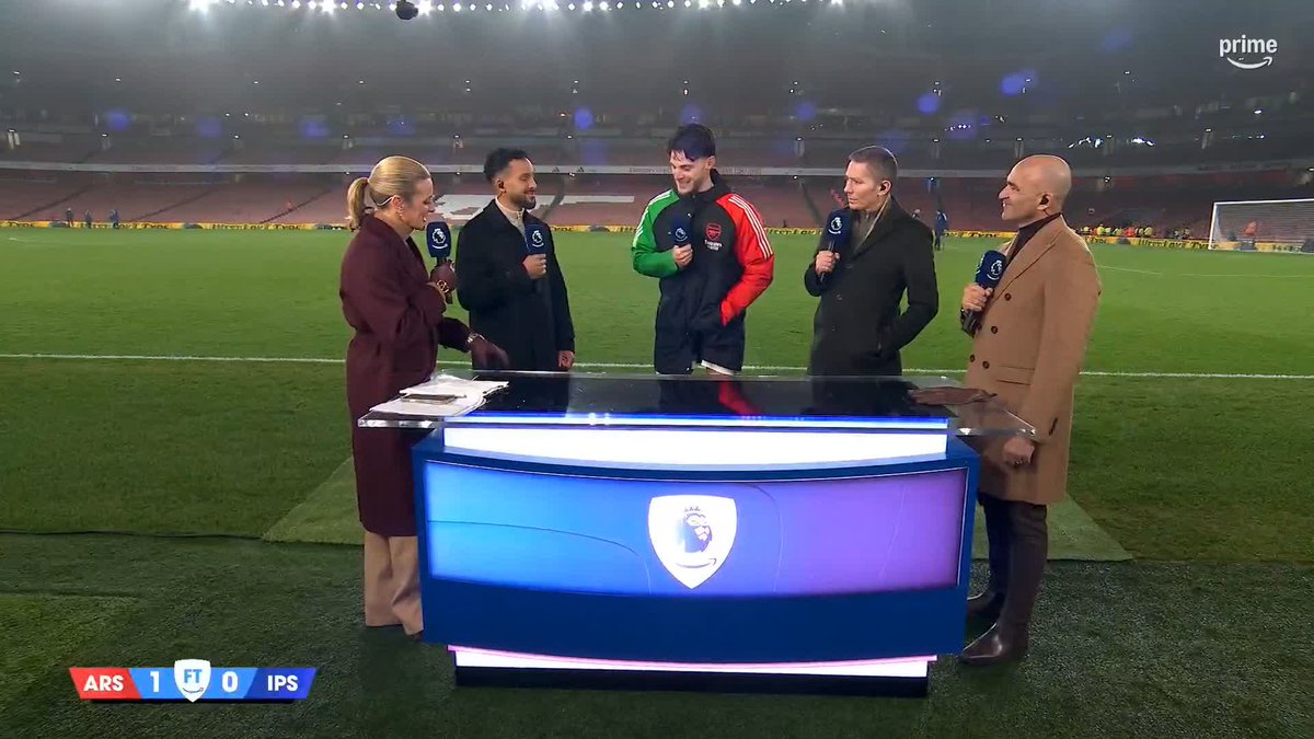 Chelsea ✅ Man City ✅ Aston Villa ✅ Nottingham Forest ✅ Declan Rice doesn't think Arsenal are Liverpool's only rivals for the Premier League title... #PLonPrime