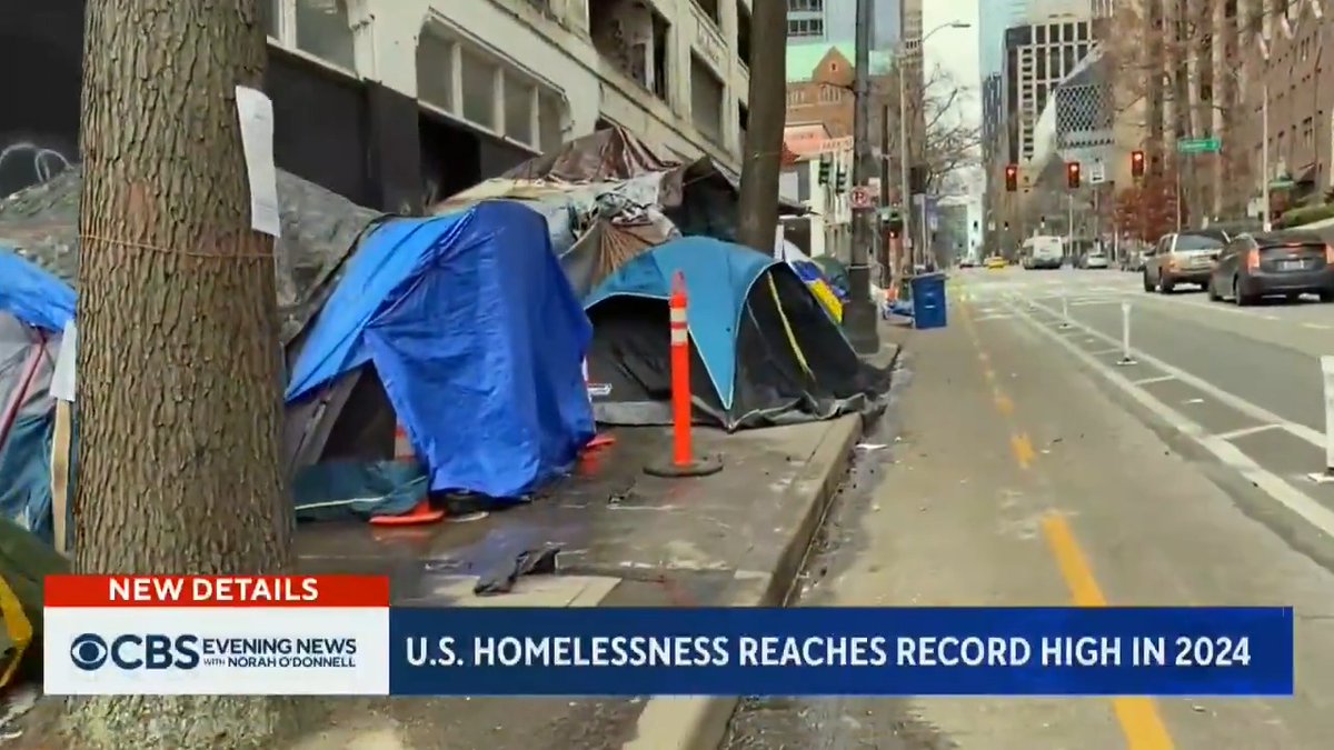 Homelessness in the U.S. jumped 18.1% this year, hitting a record level. The rise is driven mostly by a lack of affordable housing, devastating natural disasters and a surge of migrants in parts of the country, according to the Department of Housing and Urban Development.