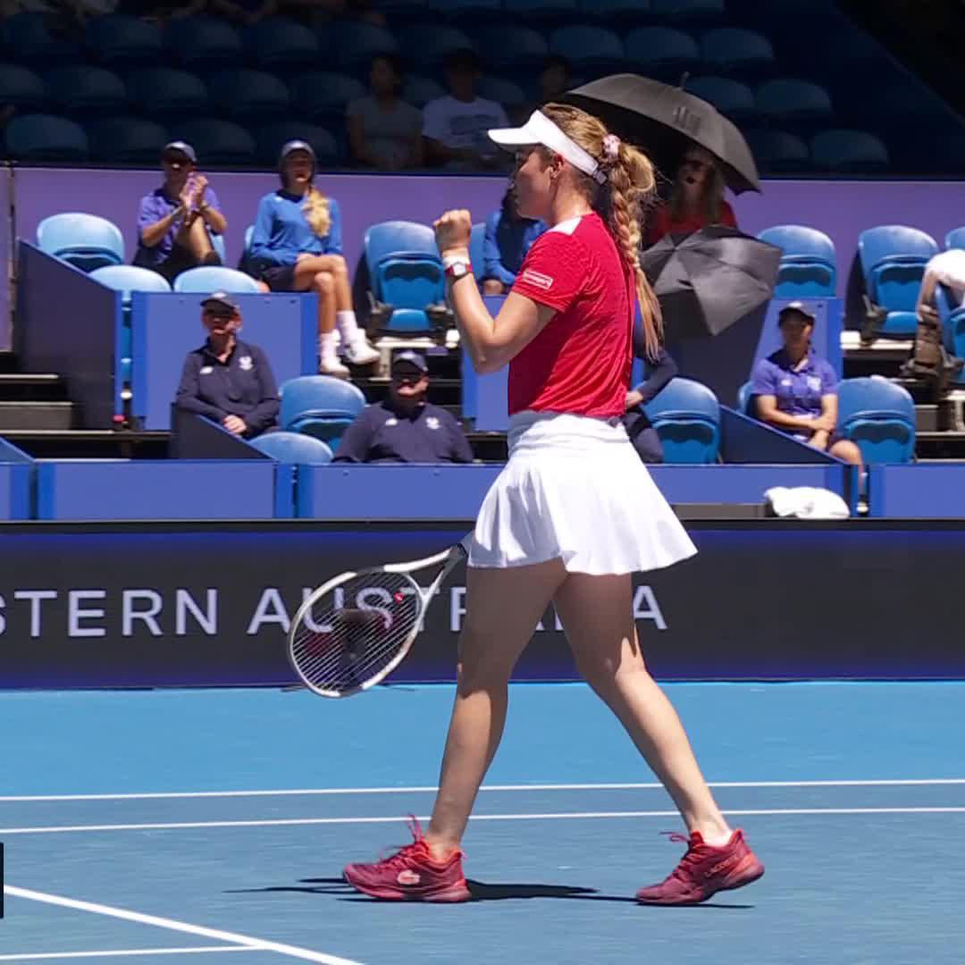 What a drop shot from Donna 😮💨 #UnitedCup