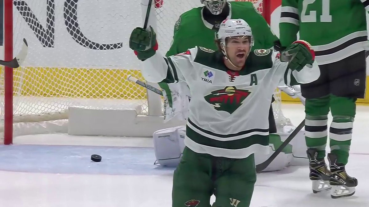 Check out the height Marcus Foligno got on this goal! 👀