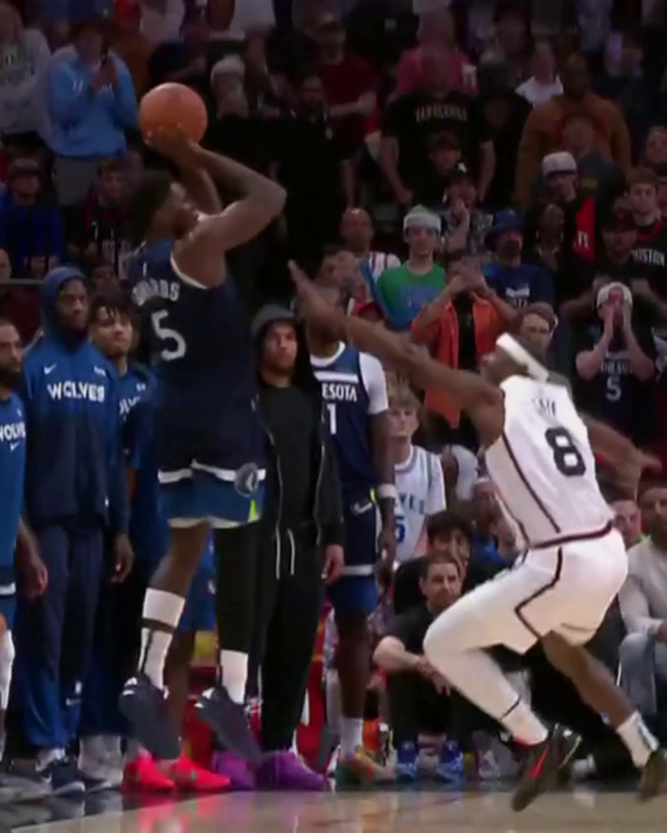 ANT EDWARDS GAME-WINNER 🐺 Timberwolves complete a 16-point comeback over the Rockets 🔥 #SCtop10