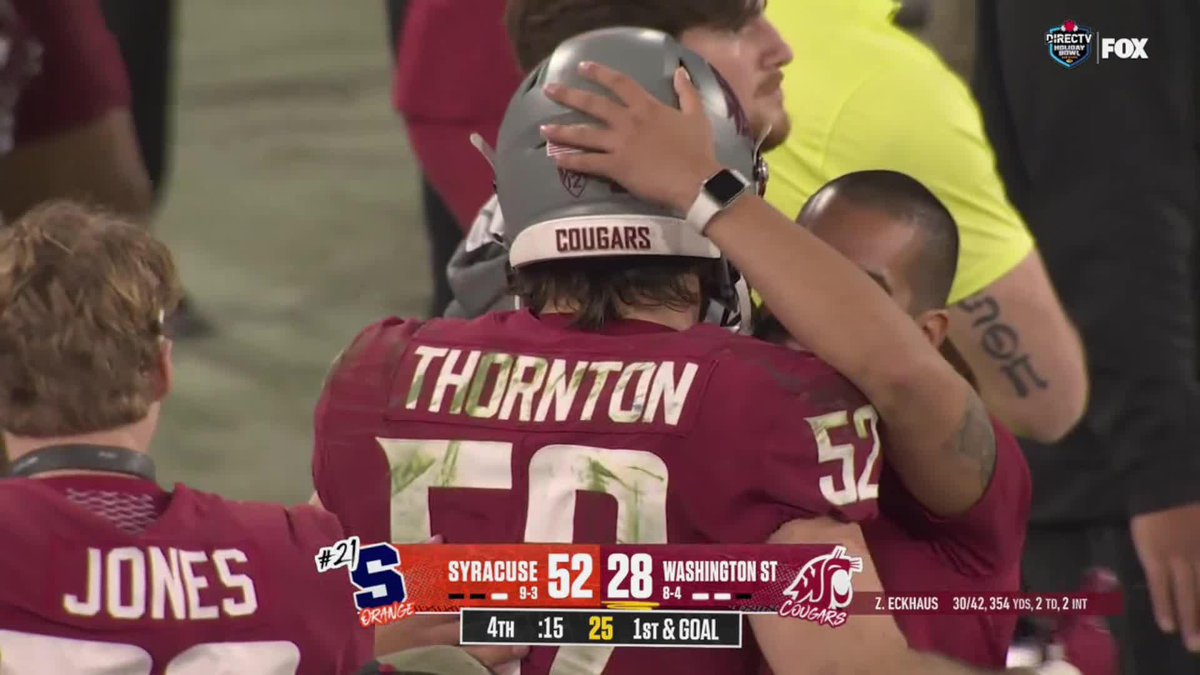 Great message from Joel Klatt to Coug Nation to wrap up the Trust & Will Holiday Bowl broadcast 🗣️⤵️ 📺 FOX College Football #GoCougs x Washington State Football