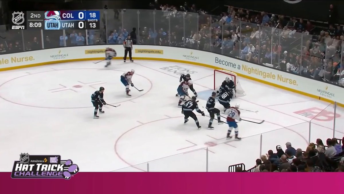 Artturi Lehkonen records his first career hat trick in a big x - Colorado Avalanche W! 🤭 Hat Trick Challenge presented by AstraZenecaUS