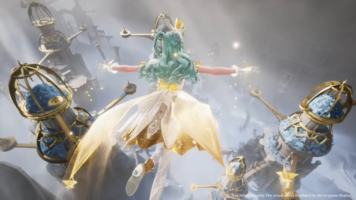 Check out the new Wings of Wishes outfit from Infinity Nikki's Version 1.1: Shooting Star Season, running from December 30 through January 23! 🌠