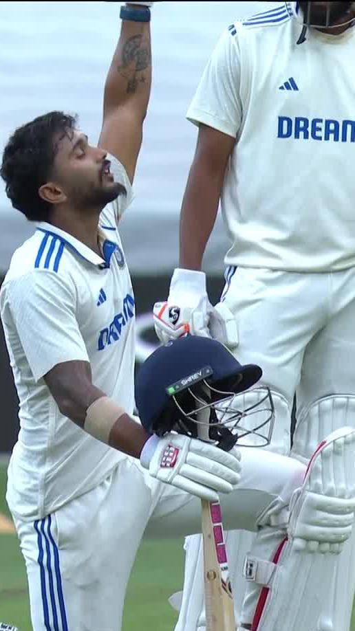 Nitish Kumar Reddy hits his maiden Test century and receives a standing ovation from the MCG crowd ❤️ #AUSvIND | #PlayOfTheDay | NRMA Insurance